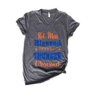 Hot Mess Blessed Thunder Basketball